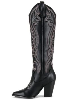 Steve Madden Lasso Boot Black Multi 14 Steve Madden Lasso Boot Black Multi -Fashion Women's Clothing Store SMAD WZ1126 V5