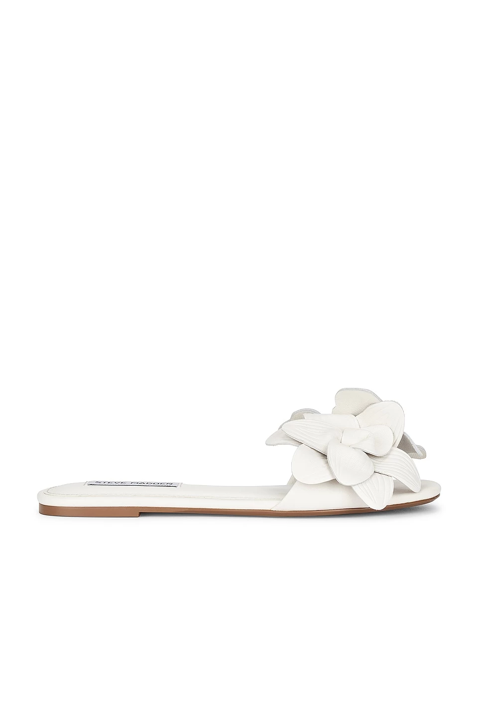Steve Madden Melena Sandal White Leather 3 Steve Madden Melena Sandal White Leather