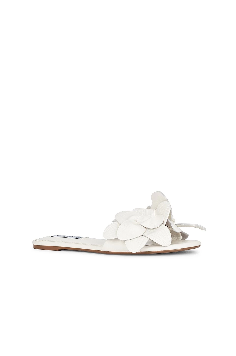 Steve Madden Melena Sandal White Leather 4 Steve Madden Melena Sandal White Leather - Image 2