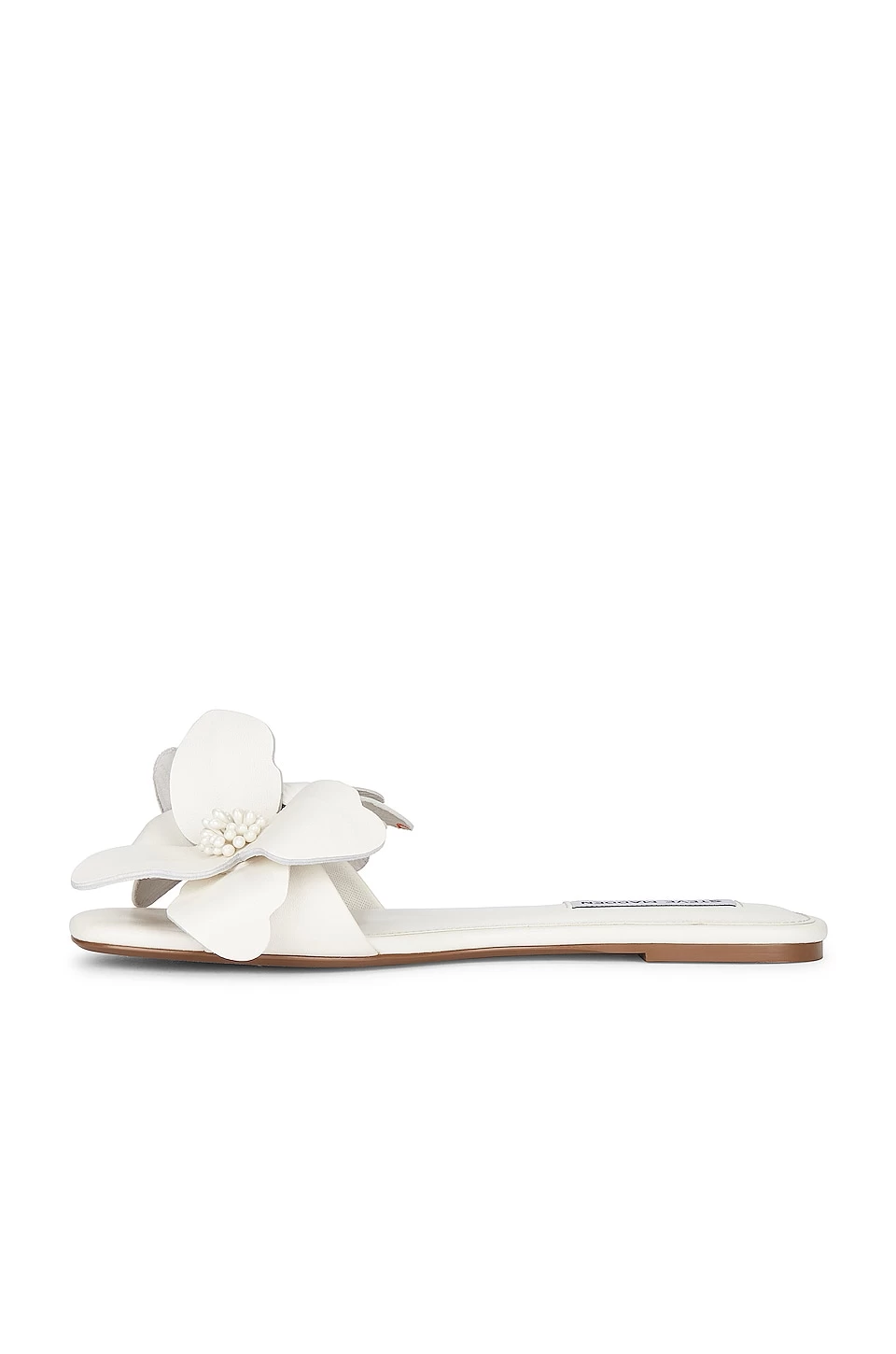 Steve Madden Melena Sandal White Leather 7 Steve Madden Melena Sandal White Leather - Image 5