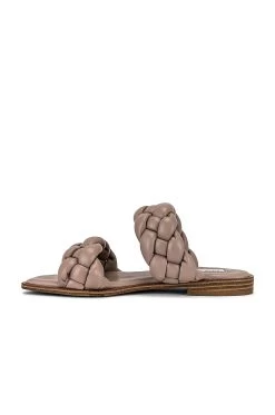 Steve Madden Spain Slide Taupe -Fashion Women's Clothing Store SMAD WZ906 V5