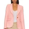 Pintuck Blazer Chalk Pink