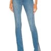 Denim Pants With Slit Medium Blue 2 Denim Pants With Slit Medium Blue -Fashion Women's Clothing Store SOMR WJ2 V1