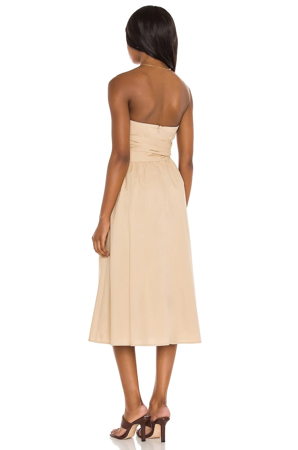 Song Of Style Loki Midi Dress Sand Beige 5 Song Of Style Loki Midi Dress Sand Beige - Image 3