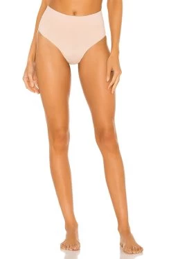 Spanx Everyday Shaping Thong Cafe Au Lait -Fashion Women's Clothing Store SPAN WI141 V1