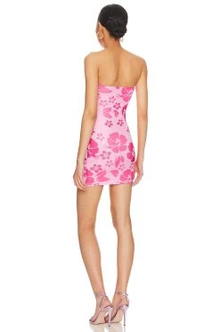 Tarni Mini Dress Pink Floral -Fashion Women's Clothing Store SPDW WD2211 V3