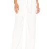 Jordayn Tie Waist Pants White -Fashion Women's Clothing Store SPDW WP36 V1