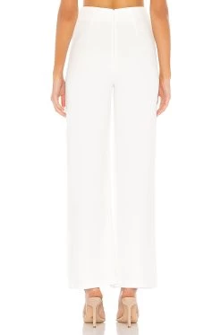 Jordayn Tie Waist Pants White -Fashion Women's Clothing Store SPDW WP36 V3