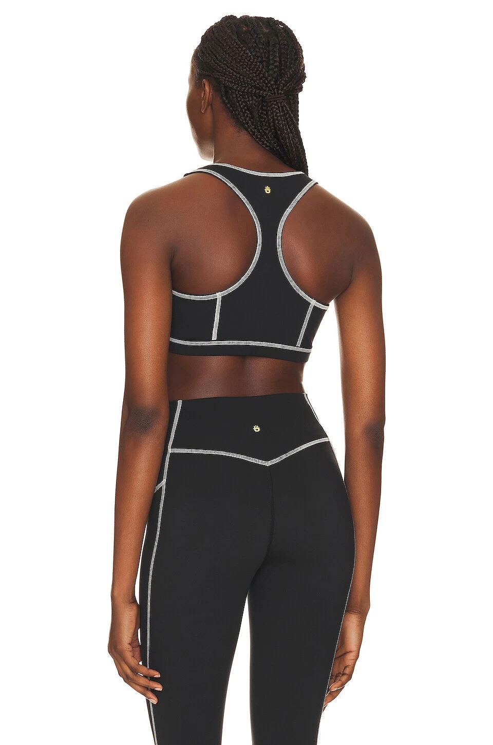 Spiritual Gangster Vera Zip Front Bra Black 5 Spiritual Gangster Vera Zip Front Bra Black - Image 3