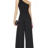 One Shoulder Twist Jumpsuit Black -Fashion Women's Clothing Store SUSA WC35 V1