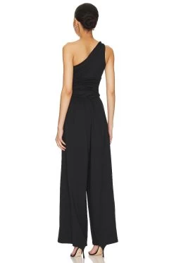 One Shoulder Twist Jumpsuit Black -Fashion Women's Clothing Store SUSA WC35 V3