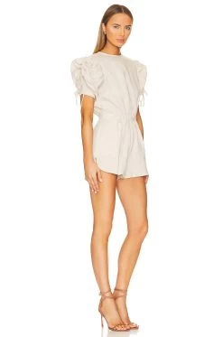 Sofia Romper Natural 8 Sofia Romper Natural -Fashion Women's Clothing Store TFEM WR1 V2