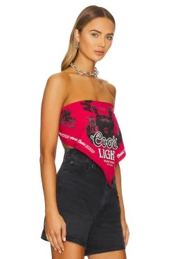 Ahroooo Bandana Vintage Red -Fashion Women's Clothing Store TLAU WA8 V2