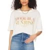 Tequila Til Sunrise Crop Tee White -Fashion Women's Clothing Store TLAU WS288 V1