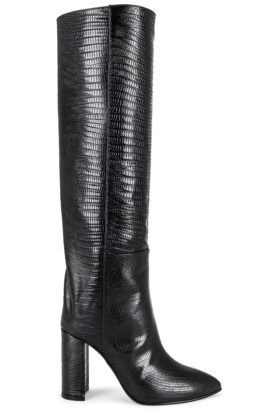Tall Leather Boot Black 8 Tall Leather Boot Black - Image 6