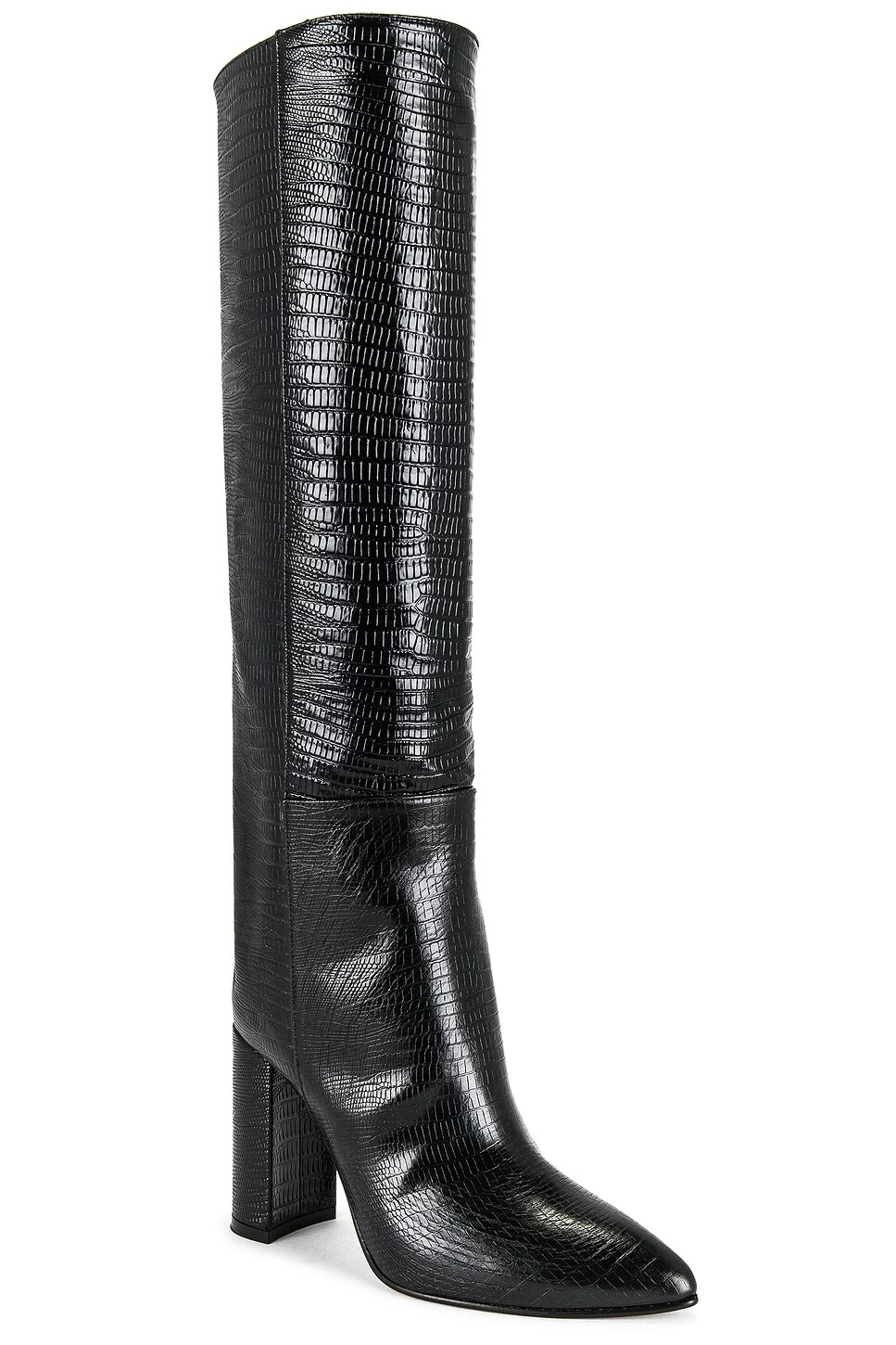 Tall Leather Boot Black 4 Tall Leather Boot Black - Image 2