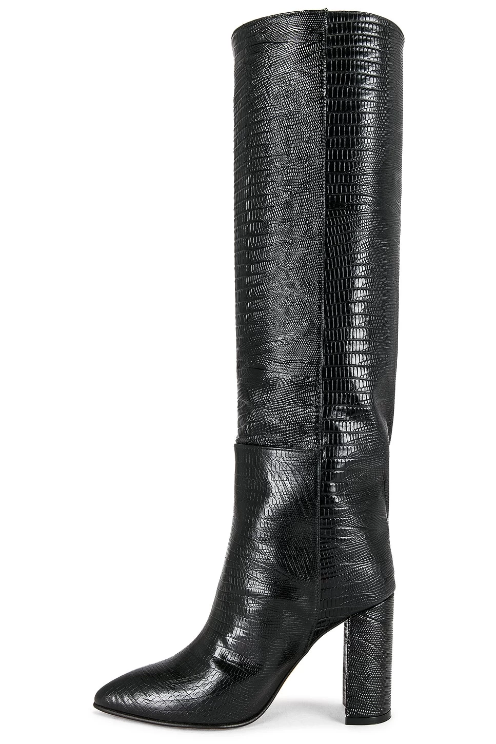 Tall Leather Boot Black 7 Tall Leather Boot Black - Image 5