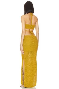 Parisa Maxi Dress Olive Green 7 Parisa Maxi Dress Olive Green -Fashion Women's Clothing Store TULA WD1500 V3