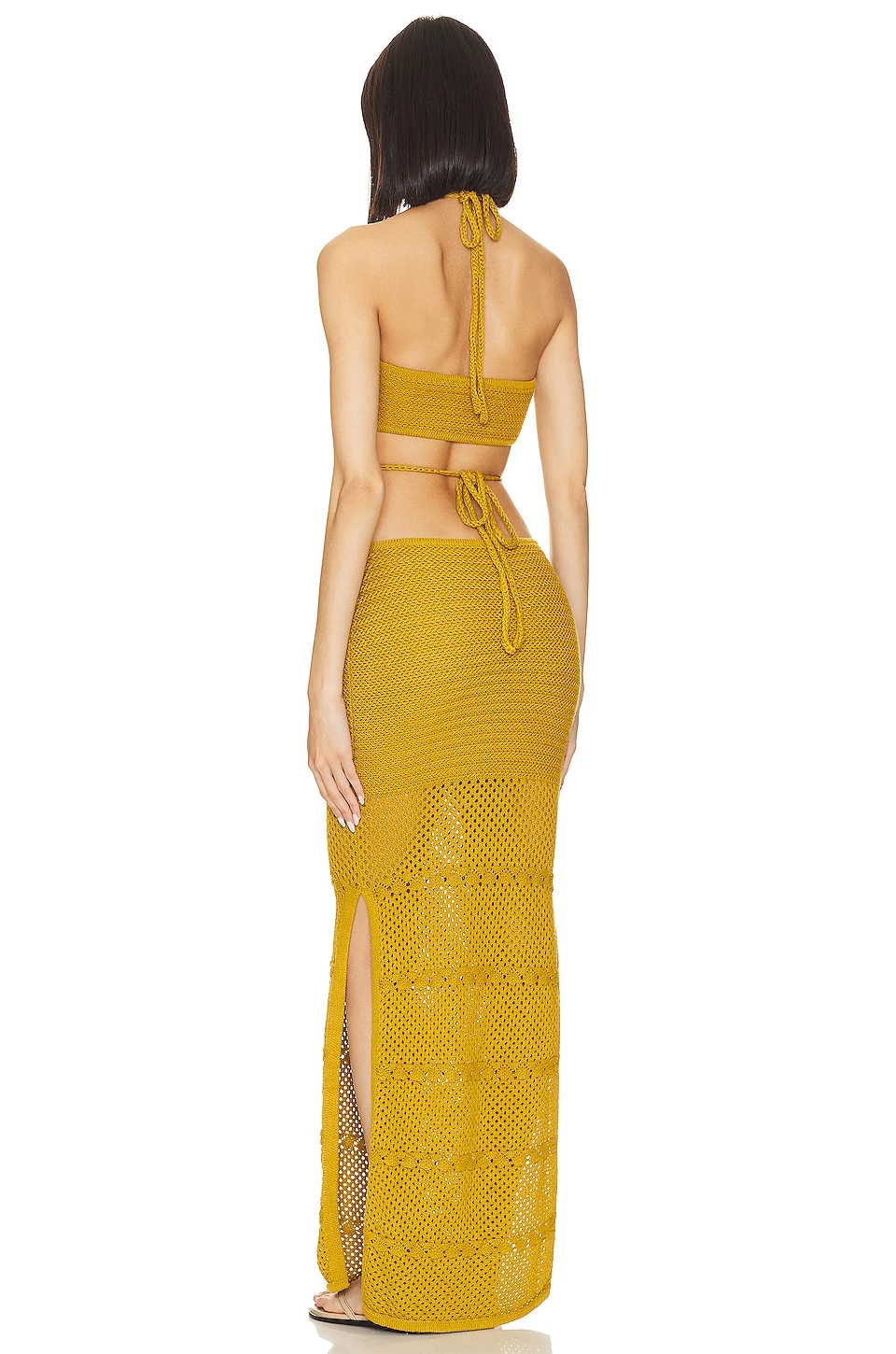 Parisa Maxi Dress Olive Green 5 Parisa Maxi Dress Olive Green - Image 3