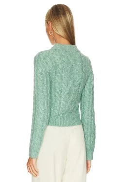 Skyler Cable Pullover Ocean Blue -Fashion Women's Clothing Store TULA WK604 V3