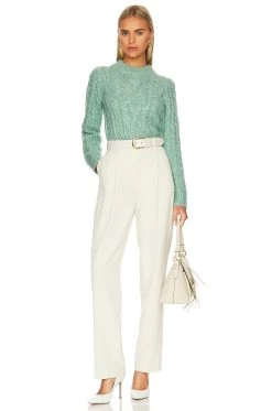 Skyler Cable Pullover Ocean Blue -Fashion Women's Clothing Store TULA WK604 V4