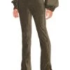 Valerie Pant Olive Green -Fashion Women's Clothing Store TULA WP220 V1