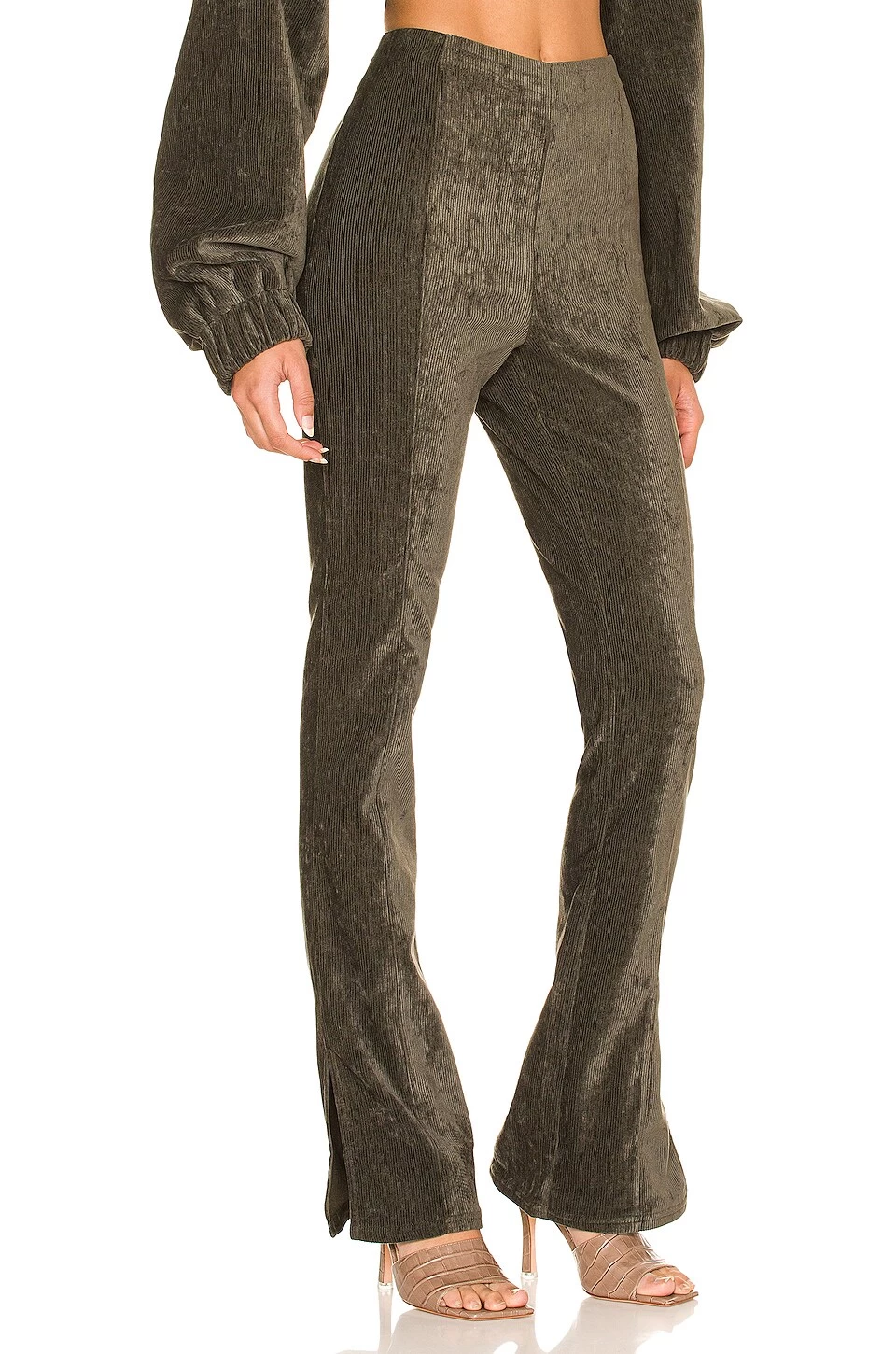 Valerie Pant Olive Green 4 Valerie Pant Olive Green - Image 2