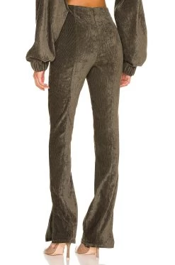 Valerie Pant Olive Green 8 Valerie Pant Olive Green -Fashion Women's Clothing Store TULA WP220 V3