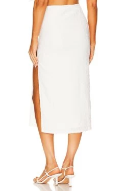 Janet Midi Skirt White -Fashion Women's Clothing Store TULA WQ251 V3