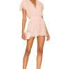 Solange Lace Romper Blush -Fashion Women's Clothing Store TULA WR136 V1