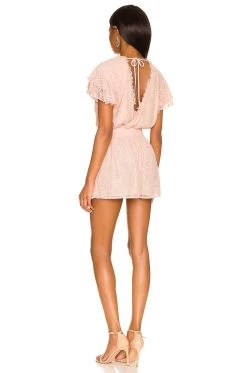 Solange Lace Romper Blush 7 Solange Lace Romper Blush -Fashion Women's Clothing Store TULA WR136 V3