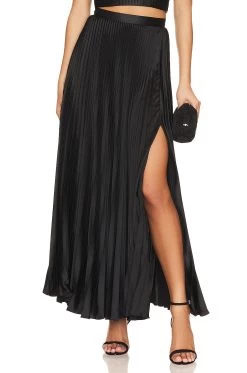 Sofie Pleated Skirt Black