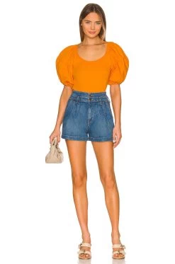 ULLA JOHNSON Harlowe Top Marigold -Fashion Women's Clothing Store ULLA WS306 V4