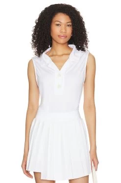 Varley Caine Polo White