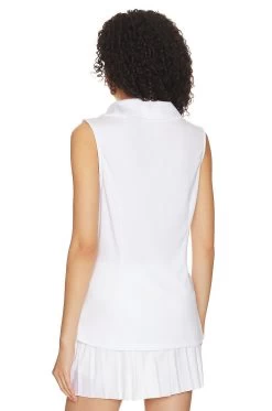 Varley Caine Polo White -Fashion Women's Clothing Store VARR WS43 V3