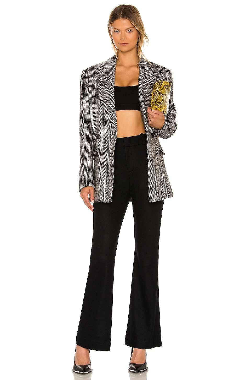 Vince Cozy Slim Flared Pant Black 6 Vince Cozy Slim Flared Pant Black - Image 4