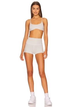 LoungeWell Amina Sports Bra Sky Grey Heather 9 LoungeWell Amina Sports Bra Sky Grey Heather -Fashion Women's Clothing Store WBEI WI15 V4