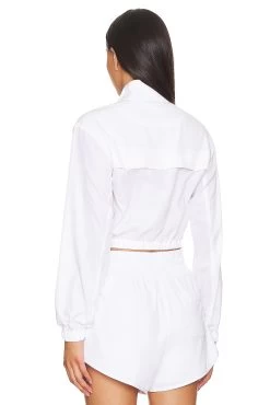 Aspyn Cropped Jacket Bright White -Fashion Women's Clothing Store WBEI WO3 V4