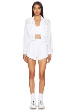 Aspyn Cropped Jacket Bright White -Fashion Women's Clothing Store WBEI WO3 V5