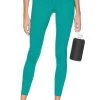 LoungeWell Ashe 7/8 Legging Lake Teal Heather -Fashion Women's Clothing Store WBEI WP21 V1