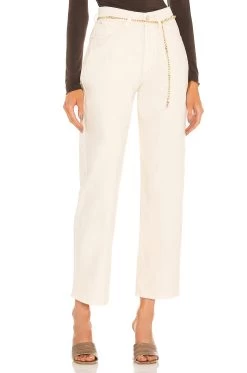 High Rise Dad Jean Unbleached