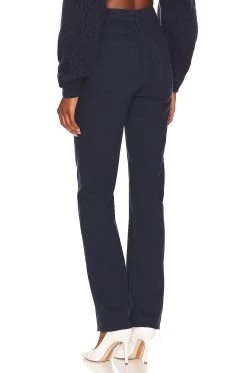 Distressed High Rise Dad French Navy -Fashion Women's Clothing Store WWWR WJ59 V3