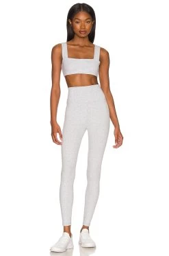 High Rise Legging Heather Grey -Fashion Women's Clothing Store WWWR WP50 V4