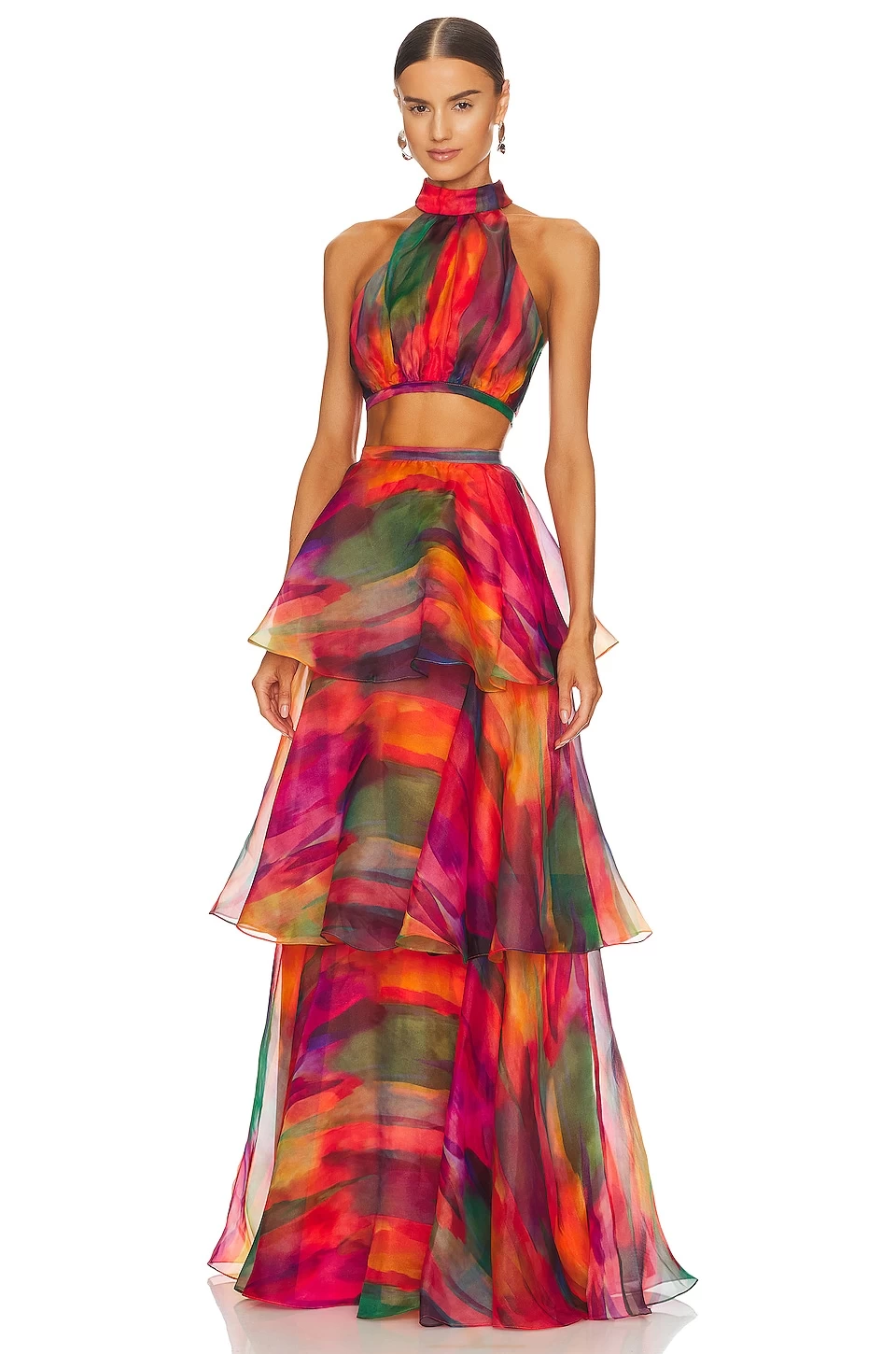 Faari Maxi Skirt Aquarelle Print 6 Faari Maxi Skirt Aquarelle Print - Image 4