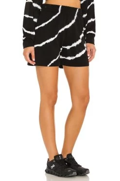 X Lindsey Harrod Sweat Short Black Tie Dye 7 X Lindsey Harrod Sweat Short Black Tie Dye -Fashion Women's Clothing Store YEAR WF18 V2