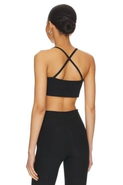 Stretch Halter Tank Black 8 Stretch Halter Tank Black -Fashion Women's Clothing Store YEAR WS89 V3